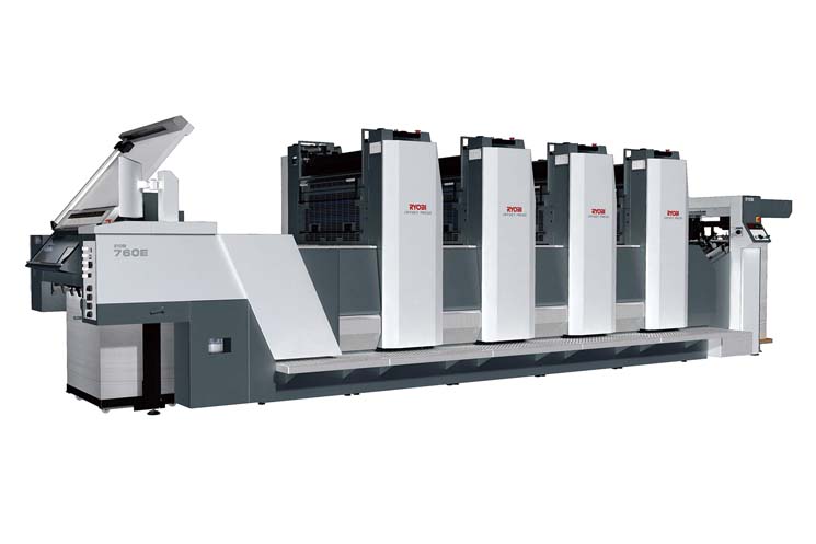 Máy in offset - in công nghiệp với chất lượng cao và ổn định.